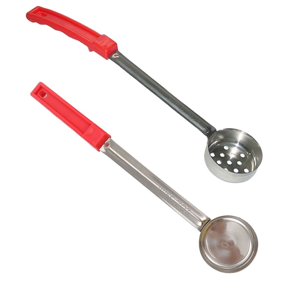 IBASETOY 2pcs Portion Control Spoon Stainless Steel Measuring Spoon for Home Cooks
