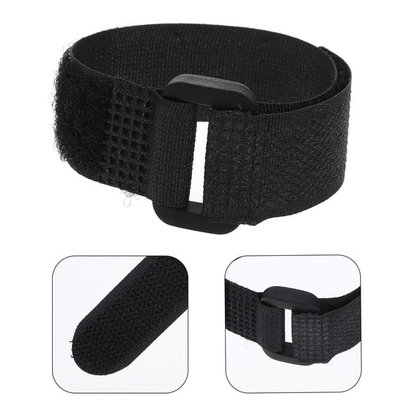 IBASETOY 2Pcs Black Anti Crowing Rooster Collar Neck Bands Adjustable Comfortable Fit