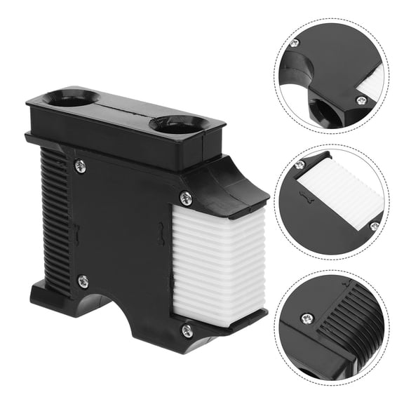 IBASETOY 2Pcs Black Marine Fending Board Hooks for Boats Sturdy Quick Connect Clips