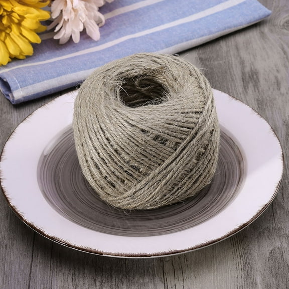 IBASETOY 3Pcs Khaki Colored Rope Natural Twine for Gardening Crafts and Festive Decoration Bundling