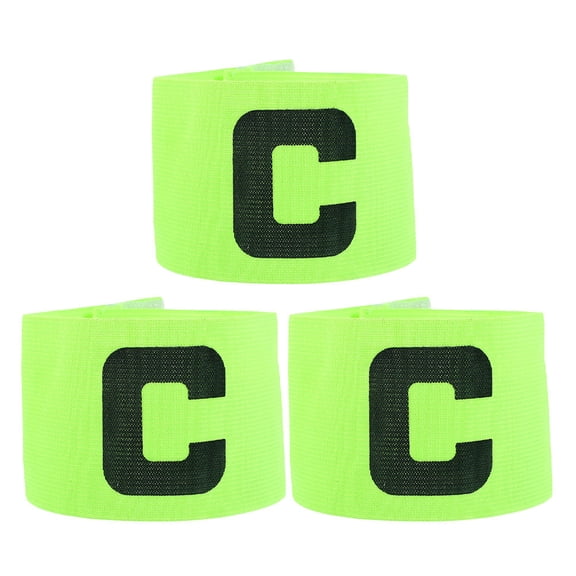 IBASETOY 3 Pieces Anti Slip Sports Bands Soft Fabric Yellow for Team Competitive Matches