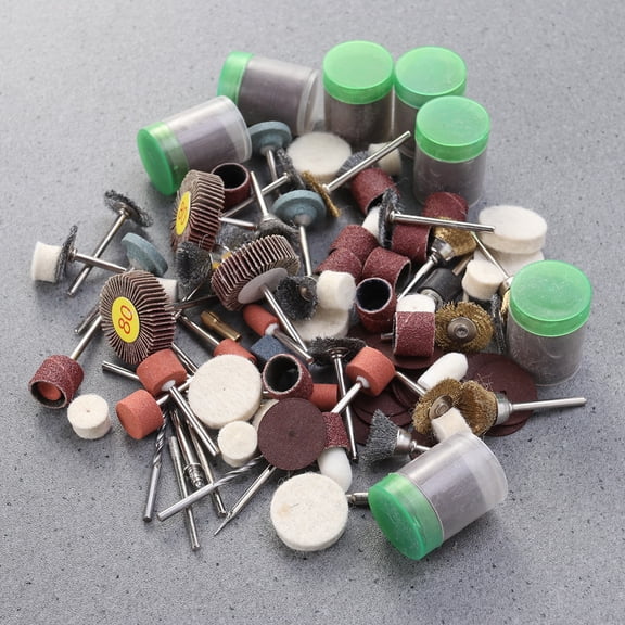 IBASETOY 350Pcs Rotary Tool Accessories High Speed Steel Assorted Color Sanding for Jewelry Making