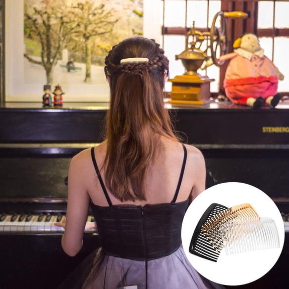 IBASETOY 36pcs Enhanced Stability French Hair Comb Small Multi Teeth Plastic for DIY Projects Supplies