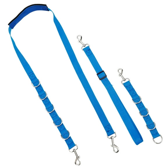 IBASETOY 3Pcs Blue Dog Grooming Table Straps for Safety Position Fixation in Pet Grooming