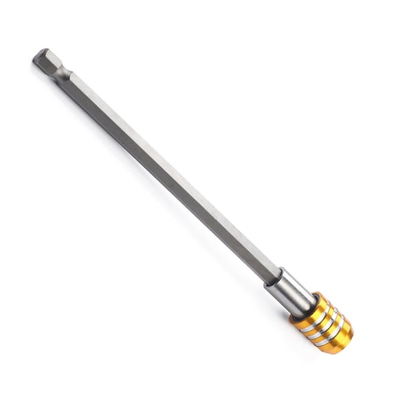 IBASETOY 3Pcs Long Drill Bit Extension with Magnetic Carbon Steel Hex for Impact and Handheld Drivers