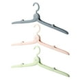 thumbnail image 1 of IBASETOY 3Pcs Space Saving Hangers Assorted Color For Travel And Climbing, 1 of 8