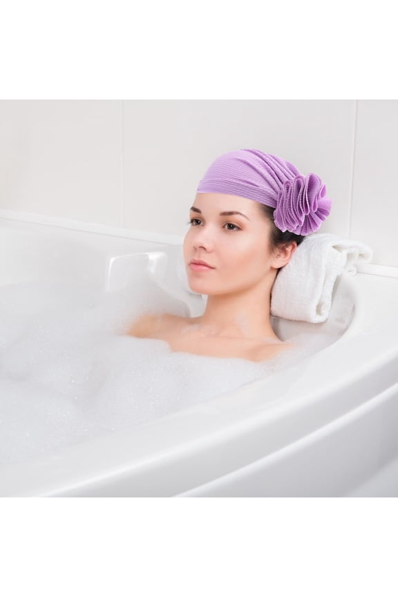 Chemo Caps for Women Elastic Cotton Headscarf for Sleep Comfort 3pcs Red Wine