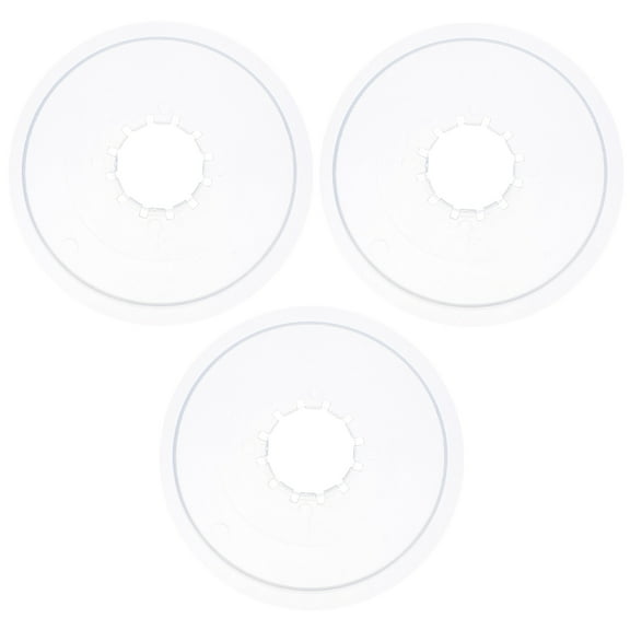 IBASETOY 3Pcs White Bicycle Flywheel and Spoke Cover Durable Waterproof Guard for Travel Bikes