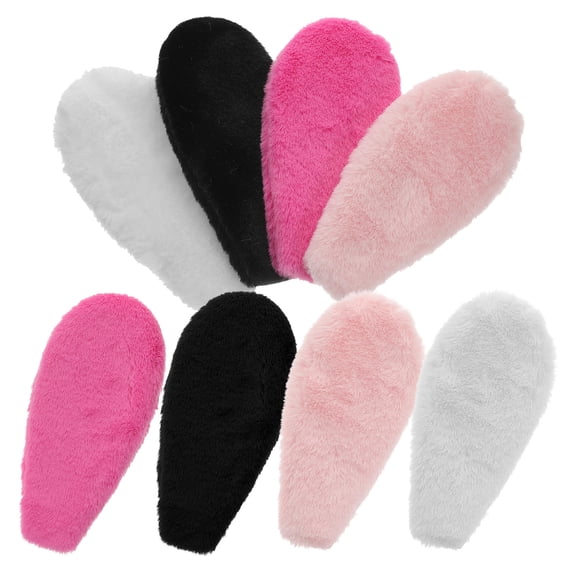 IBASETOY 4Pairs Creative Rabbit Ear Hair Charm for DIY Crafts Hairpin Decoration and Stylish Hair Accessories
