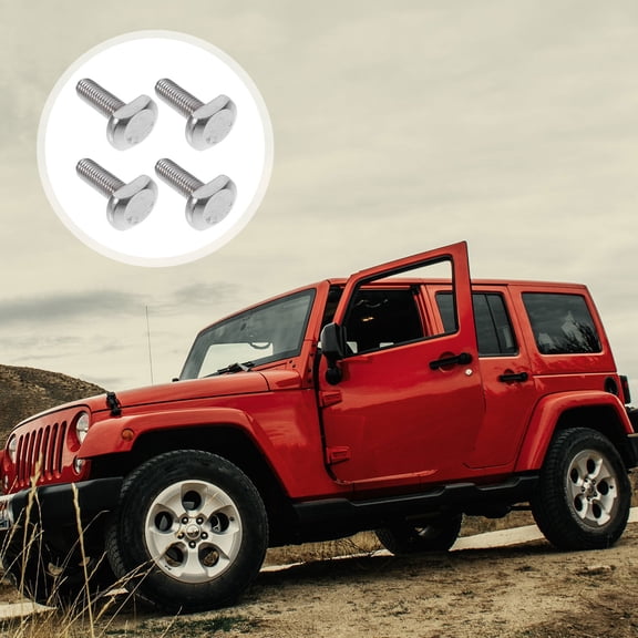 IBASETOY 4Pcs Threaded Rod Bolt Stainless Steel Clamp Screw for Machine Use