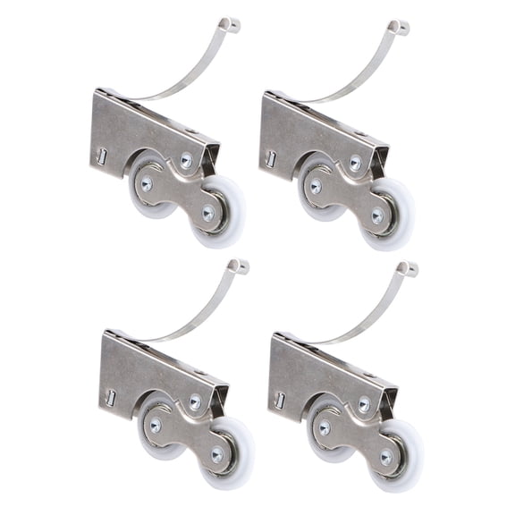 IBASETOY 4Sets Metal Sliding Glass Door Rollers with Bearing Pulley for Smooth Patio Doors