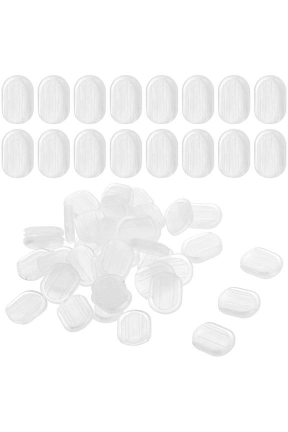 40Pcs Soft Transparent Clip on Earring Pads Comfortable for All Day Use
