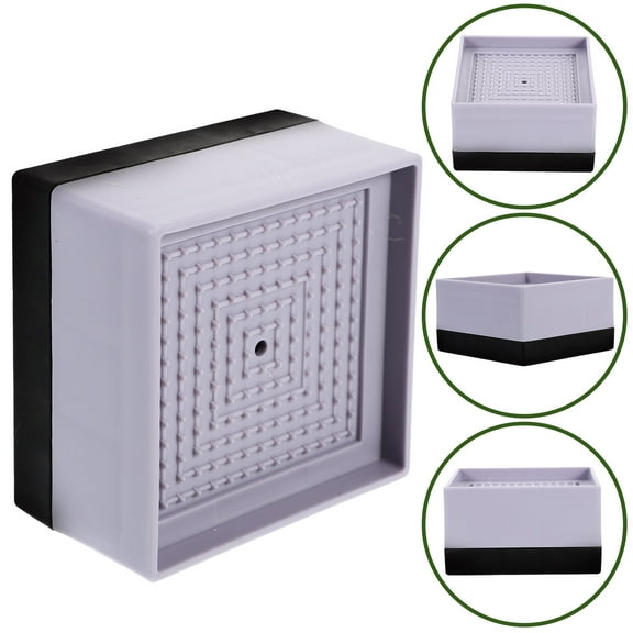 IBASETOY 4Pcs Bed Furniture Risers for Furniture Legs and Refrigerator with Storage Space