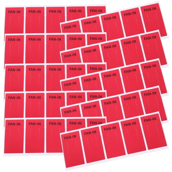 IBASETOY 50Pack Airflow Indicator Labels Paper Outlet Marking for Air Conditioner Vents and Heaters