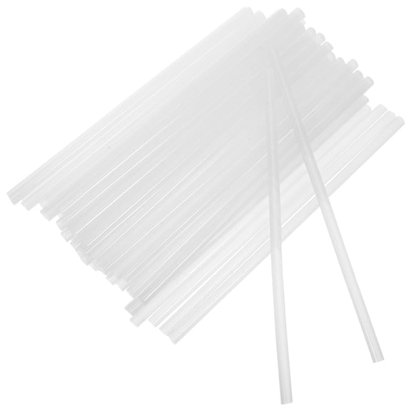 IBASETOY 50Pcs Transparent Hot Glue Sticks Strong Adhesive for DIY Crafts Repair Decoration and Home Use