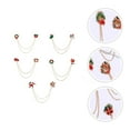 thumbnail image 1 of IBASETOY 5Pcs Christmas Theme Brooch Alloy Assorted Color Clothing Accessory Festive Decoration, 1 of 6