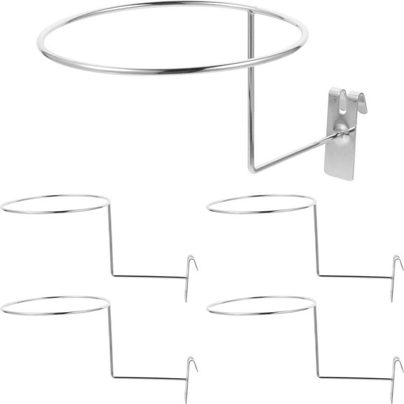 IBASETOY 5Pcs Hat Display Holder 9cm Height for Hat Rack Wire Grid Panels Hat Display for Slatwall