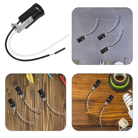 IBASETOY Pendant Light Socket 5Pcs Copper Sheet Lamp Holder for Lighting Fixtures in Chandeliers