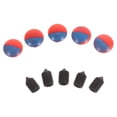 thumbnail image 1 of IBASETOY 5Pcs Kitchen Sink Hole Covers with Hot and Cold Indicators Universal Faucet Tap Hole Plugs Multi Color, 1 of 8