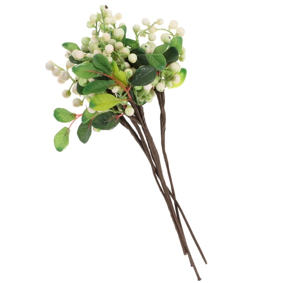 IBASETOY 5pcs Blueberries Artificial Decorative Faux Cranberries for Baby Shower Home Decor