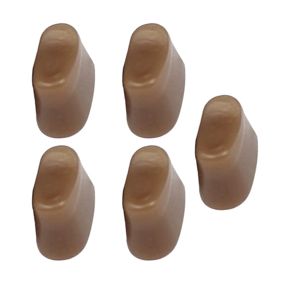 IBASETOY 5Pcs Professional Light Brown Flute Mute Pads Colloid Material for Flute Accessories