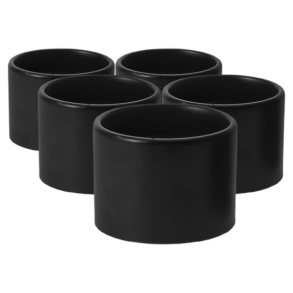IBASETOY 5Pcs Black Metal Lamp Shade Adapter Rings Versatile E26 E27 Socket Base for Easy Lampshade Replacement