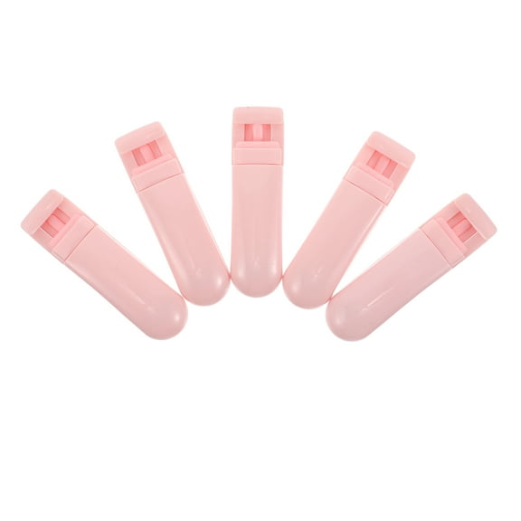 IBASETOY Cute Eyelash Curler Pink Plastic 5Pcs Portable Lash Tool