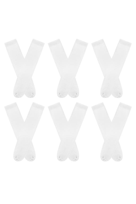 6 Pairs of Sublimation Tube Socks Cotton Socks Gift Daily Use