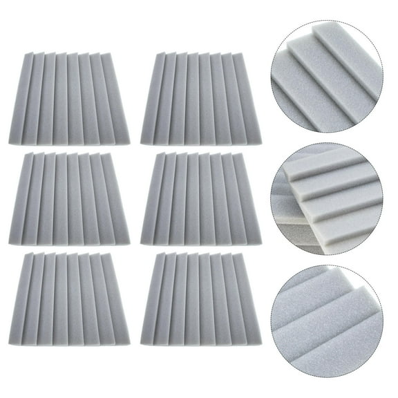 IBASETOY 6Pack Sound Insulation Boards Grey for Musicians Indoor Wall Treatment