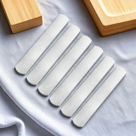 IBASETOY 6Pcs Adjustable Weighted Plates For Jacket Silver Stainless Steel Rucking Plates