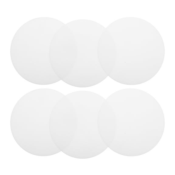 IBASETOY 6Pcs Ceiling Light Diffuser Cover White Plastic for Downlight Soft Uniform Illumination