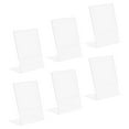 thumbnail image 1 of IBASETOY Clear Picture Frames Acrylic Frames Clear Design 6pcs, 1 of 8