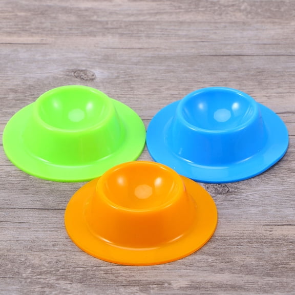 IBASETOY 6pcs Egg Cups Food Grade Silicone Round Storage Rack Dishwasher Safe for Home Users