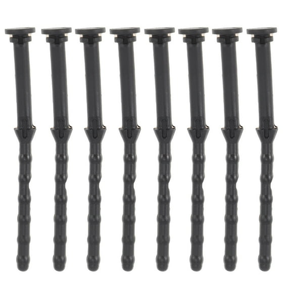 IBASETOY 8Pcs Computer Fan Fixing Screws Black Silicone Rubber Shock Absorption for Computer Assembly