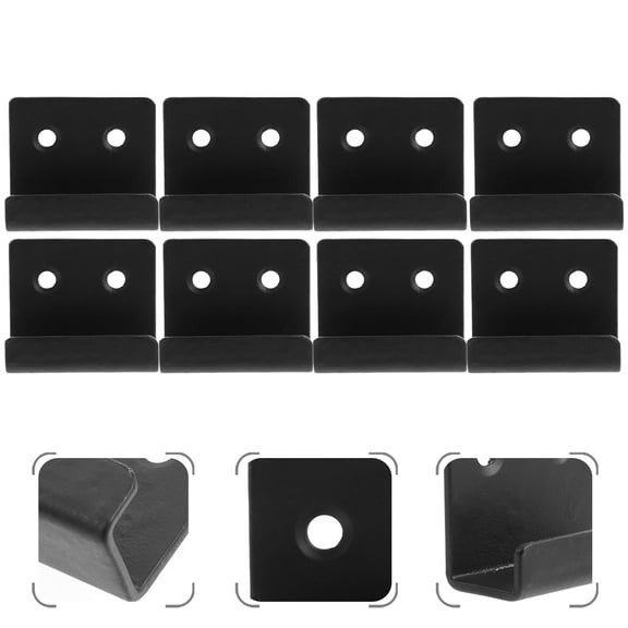 IBASETOY 8Pcs Wall Hanging Tool Rolled Steel Tile Display Rack for Home Decoration