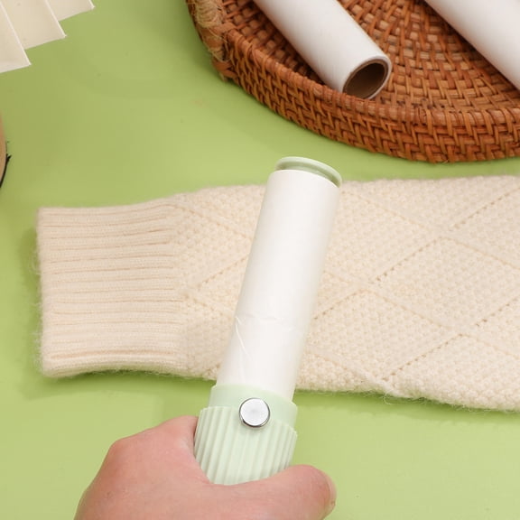 IBASETOY 9pcs Lint Roller Mini Hair Removal White Paper For Household Users Clothing Cleaner