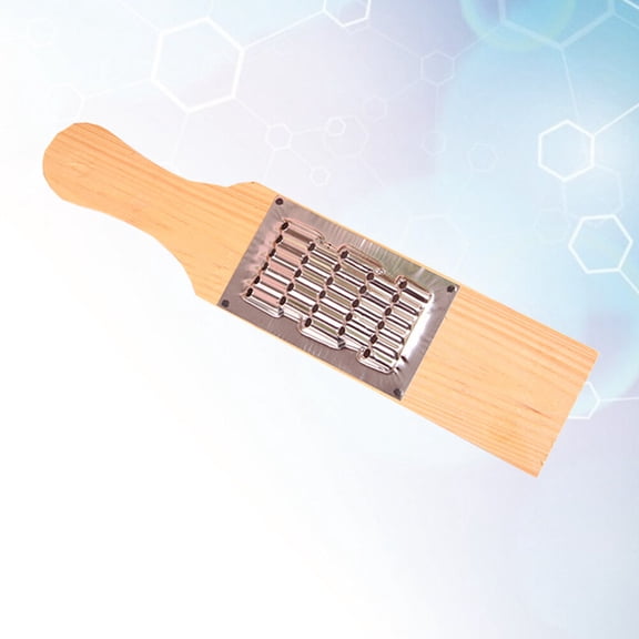 IBASETOY Potato Slicer with Non Slip Wood Handle Vegetable Chopper and Carrot Grater for Kitchen Use