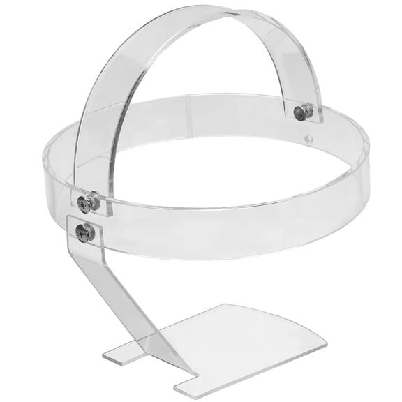 IBASETOY Clear Acrylic Hat Stand Rack for Display Hat Holder Wig Stand Shop Use