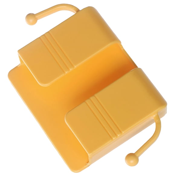 IBASETOY Adhesive Backing Wall Phone Holder Wall Mounted Charging Stand Plastic for Smooth Surface 1Pack