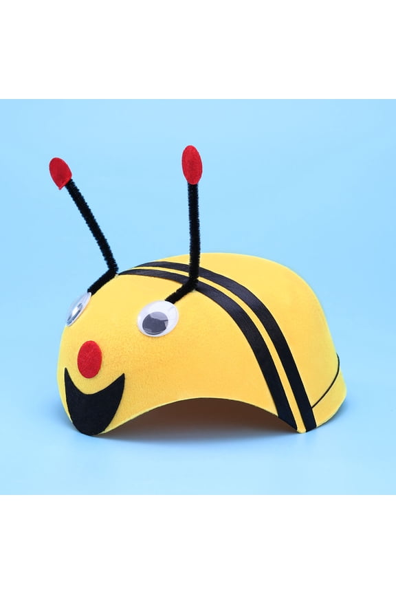 Girls Cute Animal Hat Funny Fashion Bee Shape Nonwoven 1 Piece