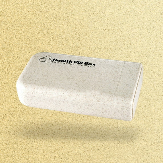 IBASETOY Automatic Medicine organizer Container with 6 Compartments for Storage Portable and Moisture Proof Assorted Color PP and ABS