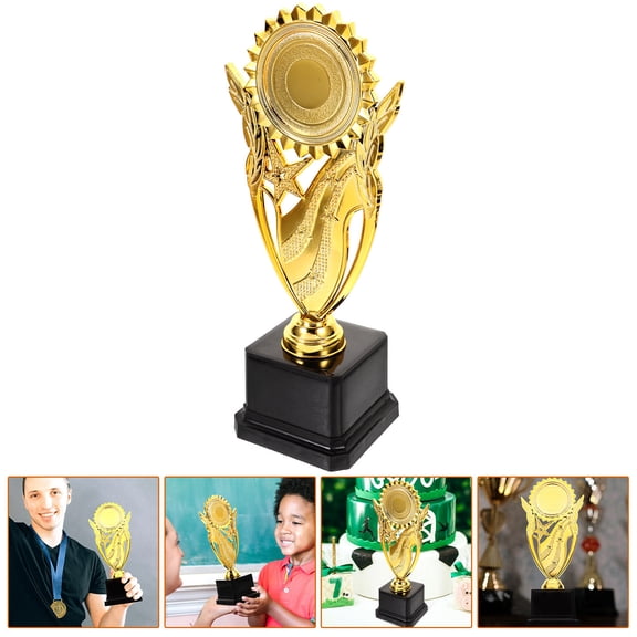 IBASETOY Awards Trophies Golden PP Trophy 1Pack