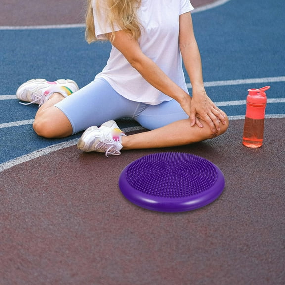 IBASETOY Balance Stability Disc Wobble Cushion 1Pcs for Sensory Development in Violet