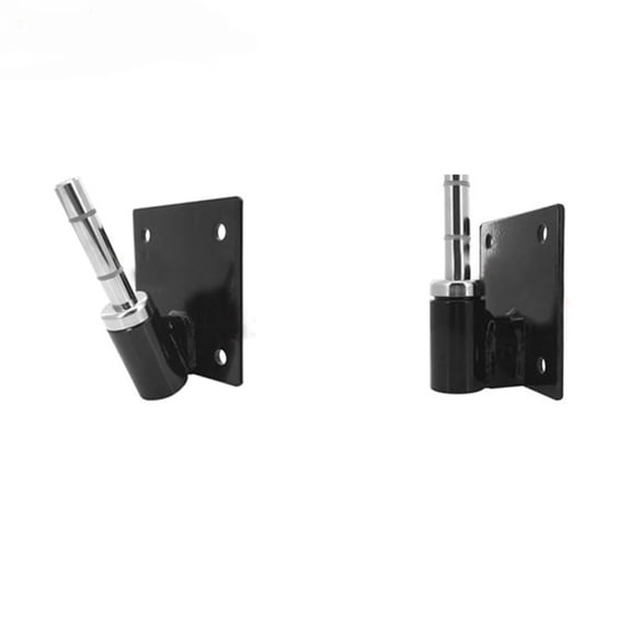 IBASETOY 1Pc Black Aluminum Alloy Flagpole Holder Durable Easy to Install Flagpole Mount for Porch Garden Balcony