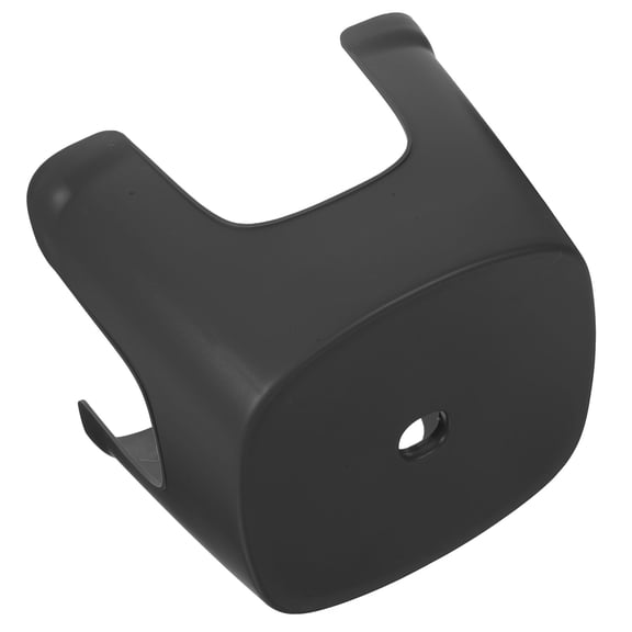 IBASETOY Black Plastic Foot Stool for Home Bathroom Step Stool with Nonslip Stable Design