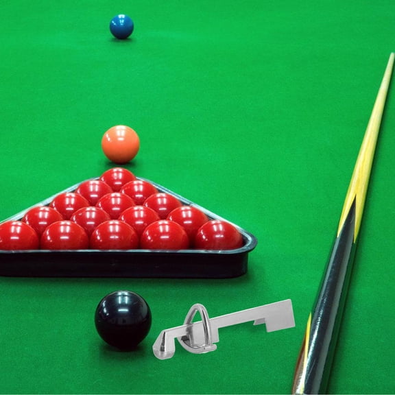 IBASETOY Professional Billiard Cue Clamp Tool Aluminum Pool Cue Tip Repair Accessories Plated Silver