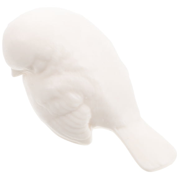 IBASETOY Ceramic Bird Statue White High-End Material Sturdy Decorative Ornament