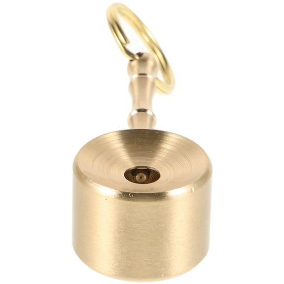 IBASETOY Outdoor Bird Call Whistle in Golden Brass with Noise Reduction for Hunting and Training