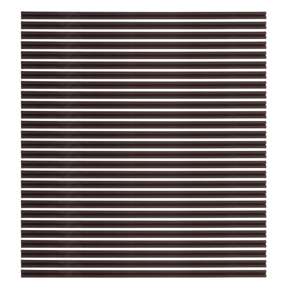 IBASETOY Brown Plastic Coffee Straws for Parties and Photos with Double Hole Design and Long Length