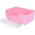 thumbnail image 1 of IBASETOY Cat Litter Basin Small Pet Toilet Plastic Potty with High Fence for Hamsters and Bunnies, 1 of 6